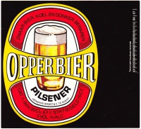 Etiket van Opper Bier.