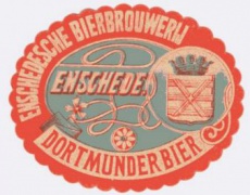 etiket van De Enschedesche Bierbrouwerij