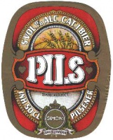 Etiket van Simon Pils.