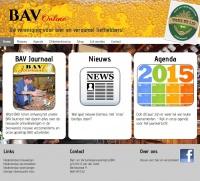 De BAV-website in 2014.